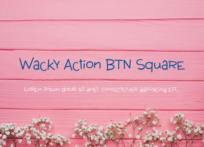 Wacky Action BTN Square example